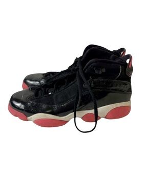 Nike Air Vintage Black and Pink High Top Sneakers, Size 6.5Y (Same as 8 Women’s)